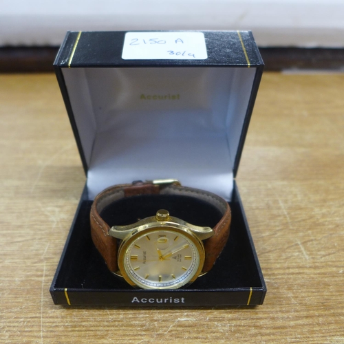 2150A - A gentleman's Accurist wristwatch