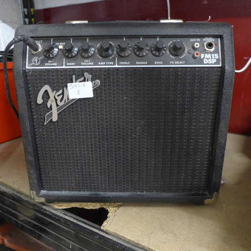 2165 - A Fender FM15 DSP guitar amp