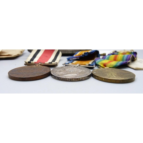 1061 - Two WWI medals to 117910 Pte. C.S. Widdison, M.G.C. and a Special Constabulary medal For Faithful Se... 