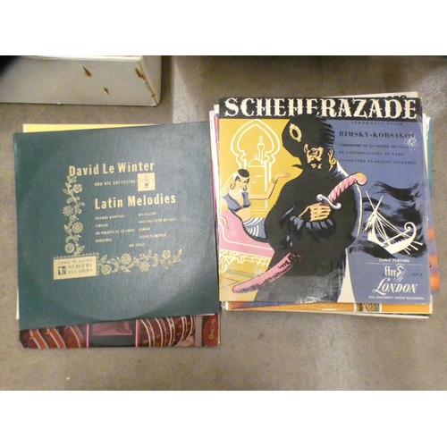 1103 - A collection of LP records, mainly 1950s classical, easy listening, etc. **PLEASE NOTE THIS LOT IS N... 