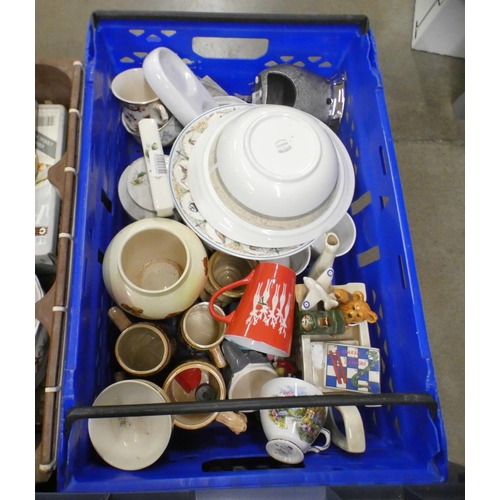 1129 - Four boxes of mixed china **PLEASE NOTE THIS LOT IS NOT ELIGIBLE FOR POSTING AND PACKING**