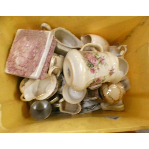 1132 - Four boxes of assorted china **PLEASE NOTE THIS LOT IS NOT ELIGIBLE FOR POSTING AND PACKING**