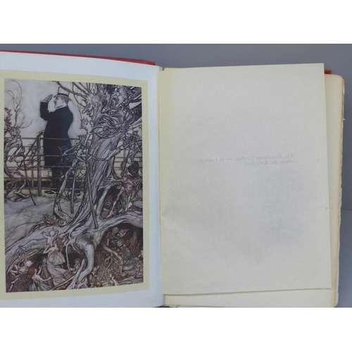 618 - Peter Pan in Kensington Gardens by J.M. Barrie, Illustrated by Arthur Rackham, with coloured plates