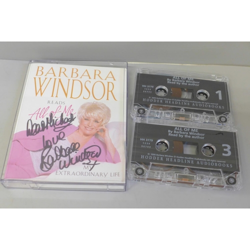 621 - A Barbara Windsor autographed cassette tape