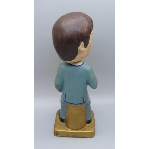 625 - Beatles interest; a rare Ringo Starr Car mascot Buddy Head figure, 7