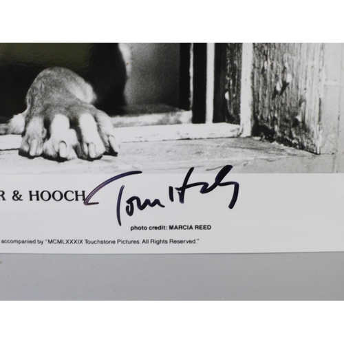 631 - A Tom Hanks autographed Turner & Hooch lobby card