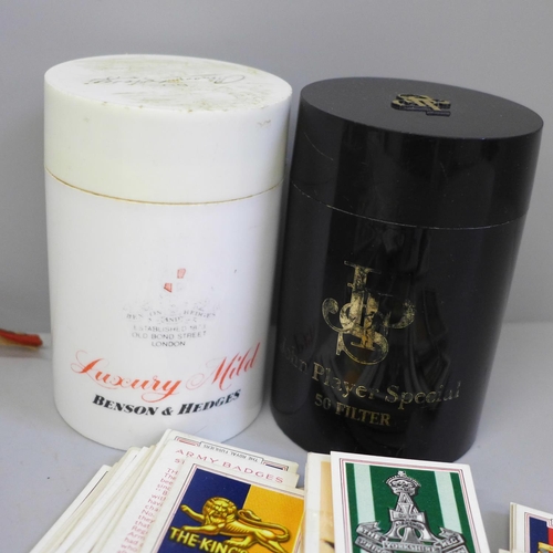 663 - A collection of cigarette and tea cards