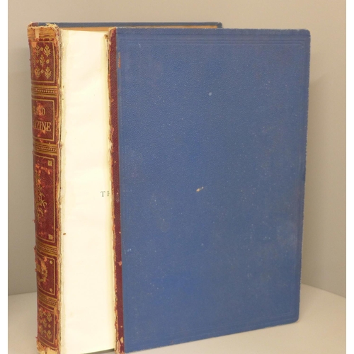 676 - Two bound volumes of Old and New London Illustrated, Cassell and Co., circa 1878, one bound volume o... 