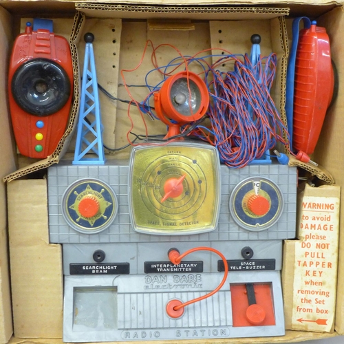 679 - A Merit Dan Dare Space Control Radio Station, boxed