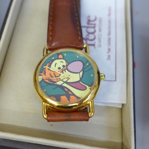 689 - Five Disney wristwatches including 100 Years of Magic and Walt Disney World 25