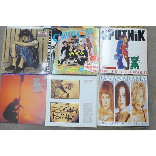 706 - Fifteen 1980s and 1990s LPs and 12