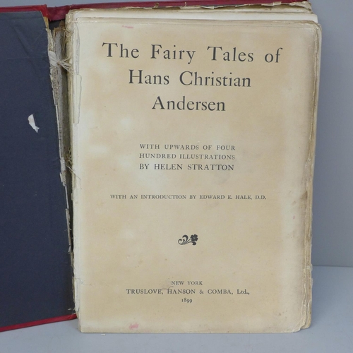 753 - The Fairy Tales of Hans Christian Anderson (1899), hardback with 400 illustrations by Helen Stratton... 