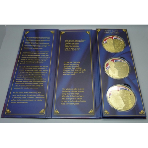 837 - A God Save The Queen three coin set