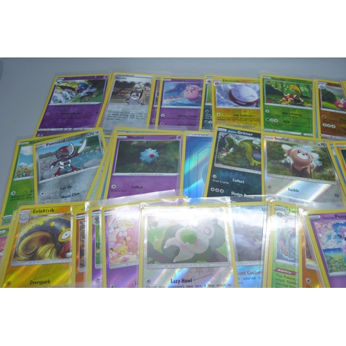 857 - Fifty Holo/Reverse Holo Pokeman cards