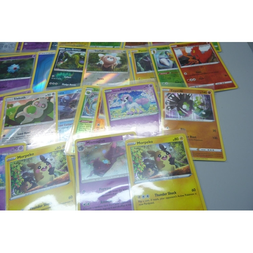 857 - Fifty Holo/Reverse Holo Pokeman cards