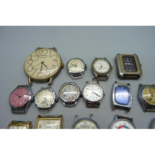 882 - Twenty assorted lady's and gentleman's mechanical wristwatches including Seiko automatic, Smiths, Ci... 