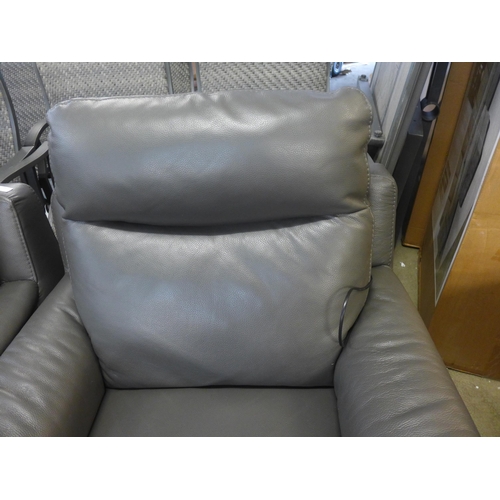 1547 - A Barrett leather recliner with power headrest, original RRP £624.99 + VAT (4186-32) * This lot is s... 