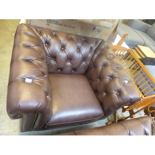 1582 - An Allington brown leather chair, original RRP £958.33 + VAT (4186-23) * This lot is subject to VAT