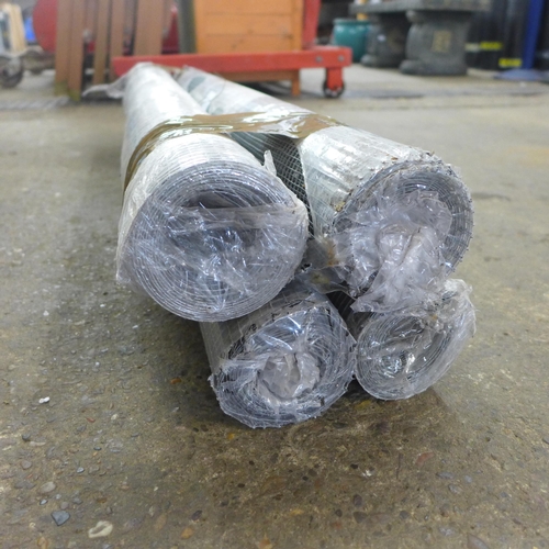 2290 - Four rolls of Prime-Weld chicken wire