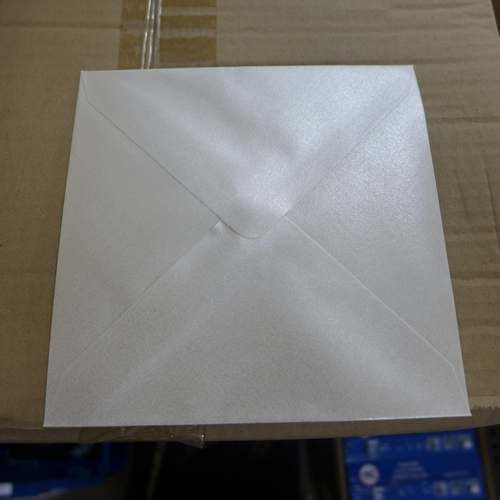 2327 - Five boxes of 159mm x 159mm envelopes - approx. 2500 in total