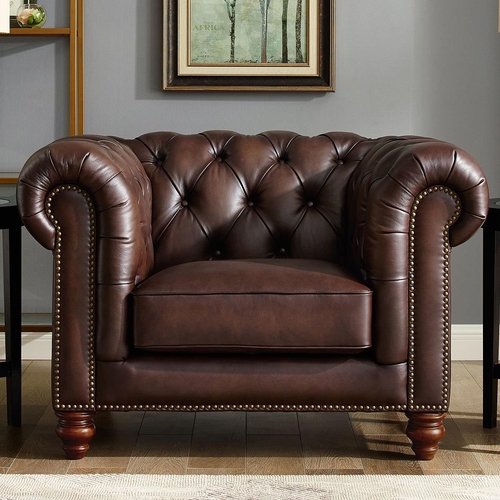 1582 - An Allington brown leather chair, original RRP £958.33 + VAT (4186-23) * This lot is subject to VAT