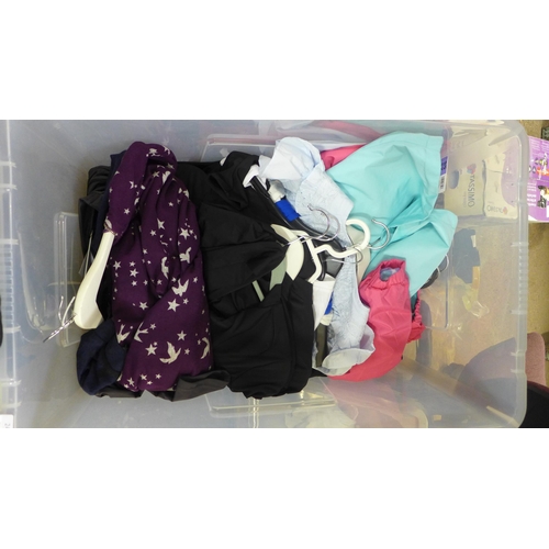 2402 - A box of unworn clothing