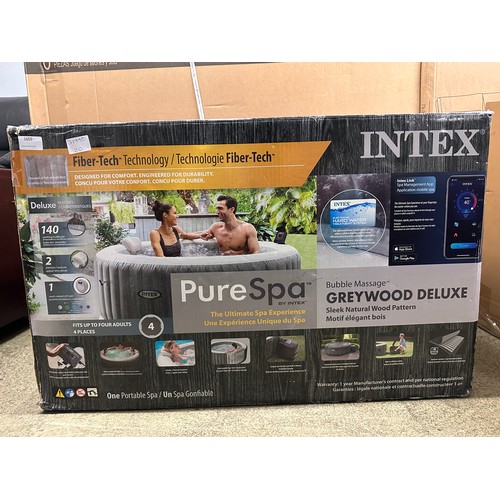 1609 - Intex Purespa Inflatable 4 Person Spa, original RRP £374.91 + VAT - not checked or tested (4170-20) ... 