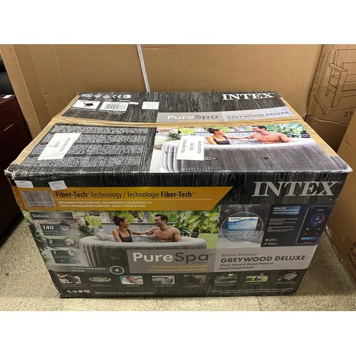 1609 - Intex Purespa Inflatable 4 Person Spa, original RRP £374.91 + VAT - not checked or tested (4170-20) ... 