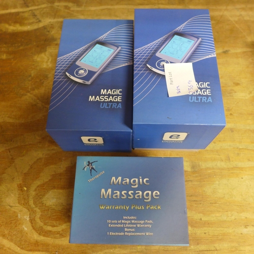 2369 - A Magic Massage Ultra TJC massage belt and a scalp massager