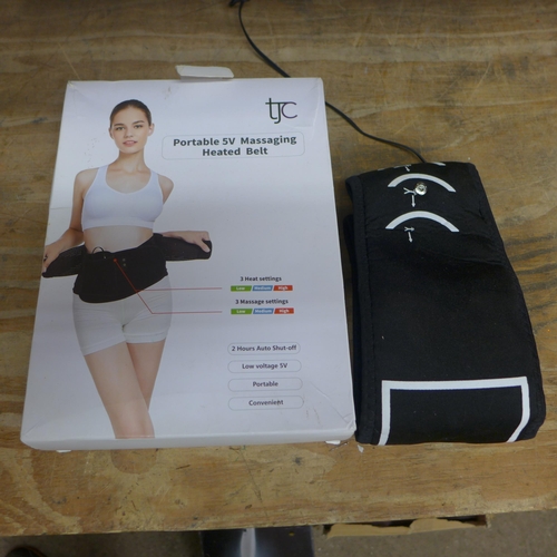 2369 - A Magic Massage Ultra TJC massage belt and a scalp massager