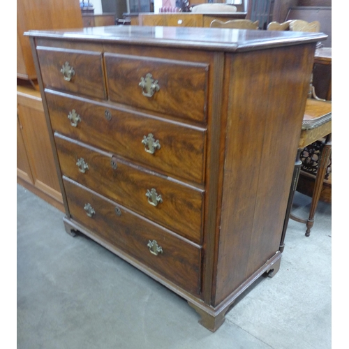 122 - A Victorian mahogany chest of drawers