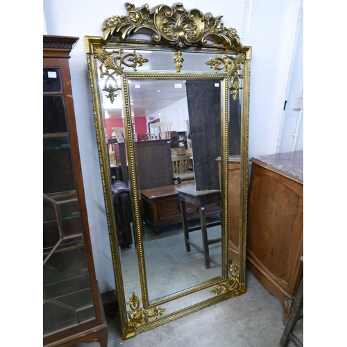 245 - A large French style gilt framed mirror