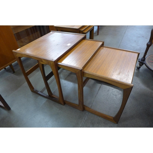 27 - A G-Plan Quadrille teak nest of tables