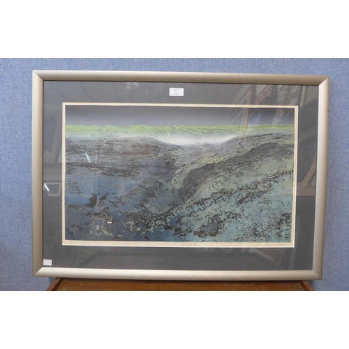 357 - A signed Robert Weal limited edition print, Moorlands, no. 1/8, framed