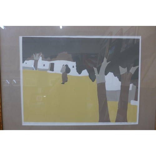 358 - A signed Chandy Haggett limited edition print, no. 11/50, dated 1990, framed