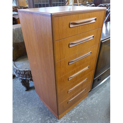 87 - A G-Plan Fresco teak chest of drawers