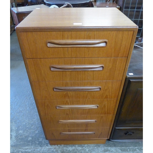 87 - A G-Plan Fresco teak chest of drawers