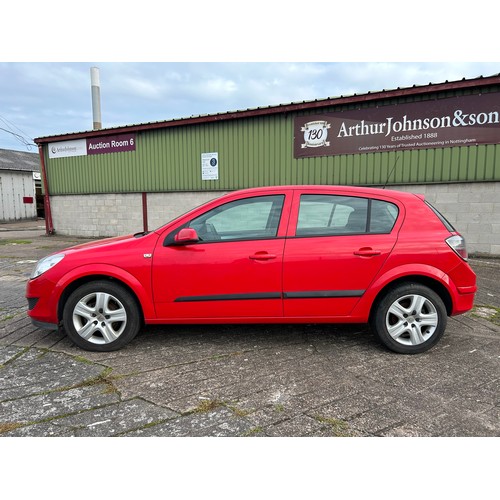 2456 - Vauxhall Astra Active 5 Door Hatchback car, Reg No. FN59 WPU  1364cc, 73151 recorded miles, MOT expi... 