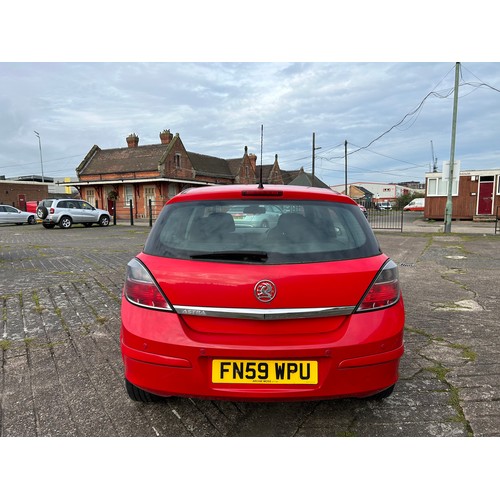 2456 - Vauxhall Astra Active 5 Door Hatchback car, Reg No. FN59 WPU  1364cc, 73151 recorded miles, MOT expi... 