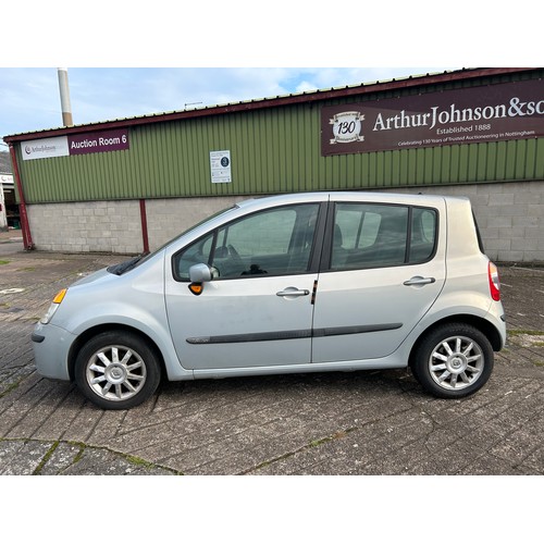 2457 - Renault Modus Dynamique 5 door hatchback  car SJ54 FBV  1390cc, 63494 recorded miles, registered 02.... 