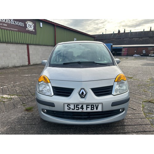 2457 - Renault Modus Dynamique 5 door hatchback  car SJ54 FBV  1390cc, 63494 recorded miles, registered 02.... 