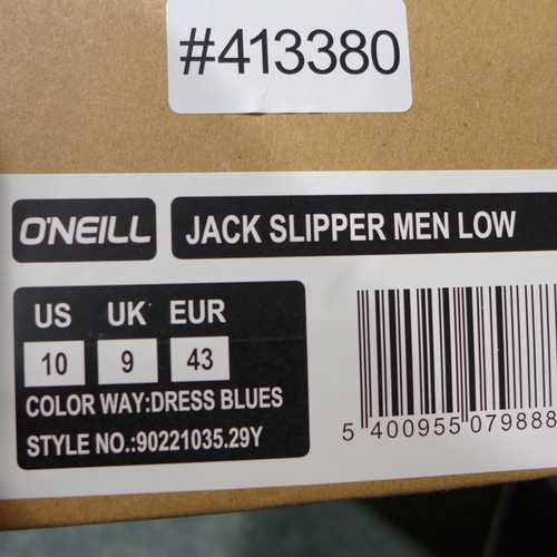 3212 - Men's navy O'Neill flip-flips - UK size 9 * This lot is subject to VAT
