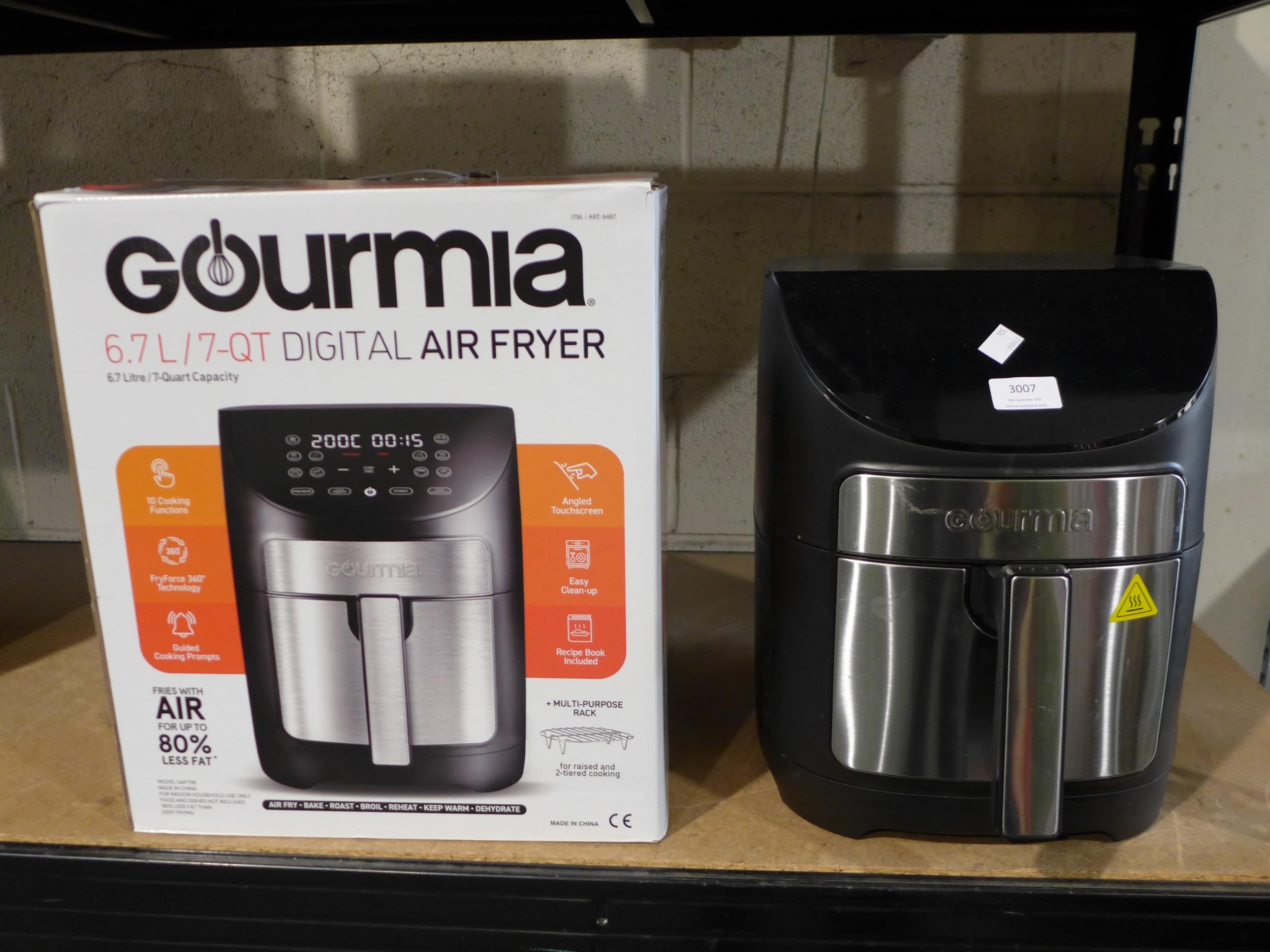 Gourmia 7-Qt. Stainless Steel Digital Air Fryer