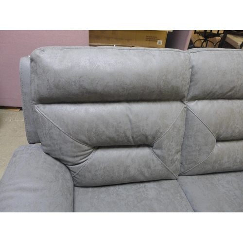 1424 - A Justin grey 2 Seater power recliner sofa, original RRP £833.32 + VAT (4186-29) * This lot is subje... 