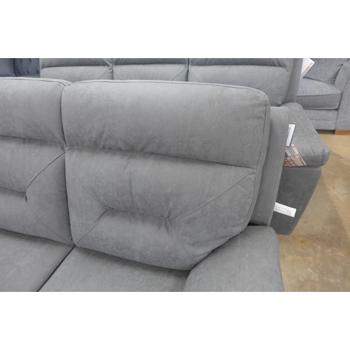 1423 - A Justin grey 3 Seater power recliner sofa
, original RRP £999.98 + VAT (4185-28) *This lot is subje... 