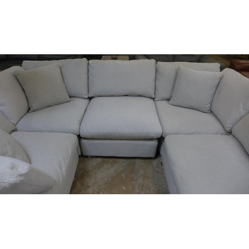 1433 - A Lowell 8 piece modular sectional sofa, original RRP £2416.66 + VAT (4185-16) *This lot is subject ... 