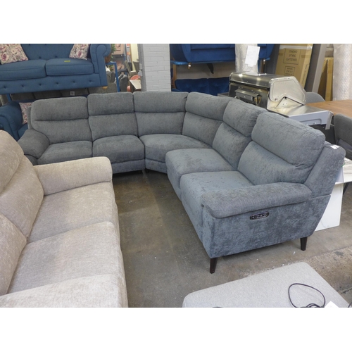 1459 - A Grace charcoal power recliner corner sofa, original RRP £1416.66 + VAT (4167-50) * This lot is sub... 