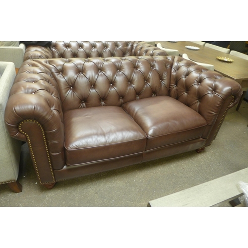 1462 - An Allington 2 seater brown leather sofa, original RRP £1416.66 + VAT (4167-21) * This lot is subjec... 