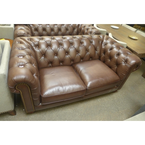 1463 - An Allington 2 seater brown leather sofa, original RRP £1416.66 + VAT (4167-22) * This lot is subjec... 