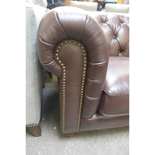 1463 - An Allington 2 seater brown leather sofa, original RRP £1416.66 + VAT (4167-22) * This lot is subjec... 